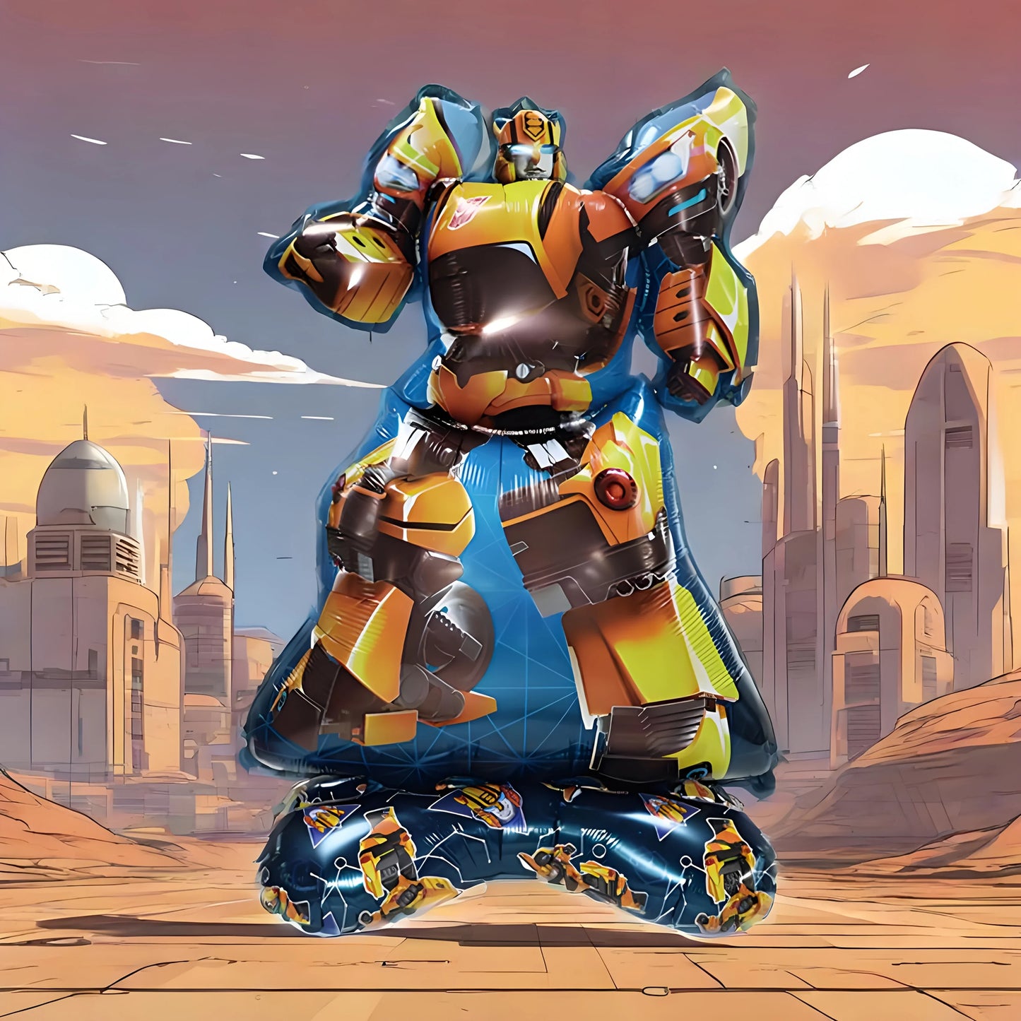 Globo de Transformers - Bumblebee clásico