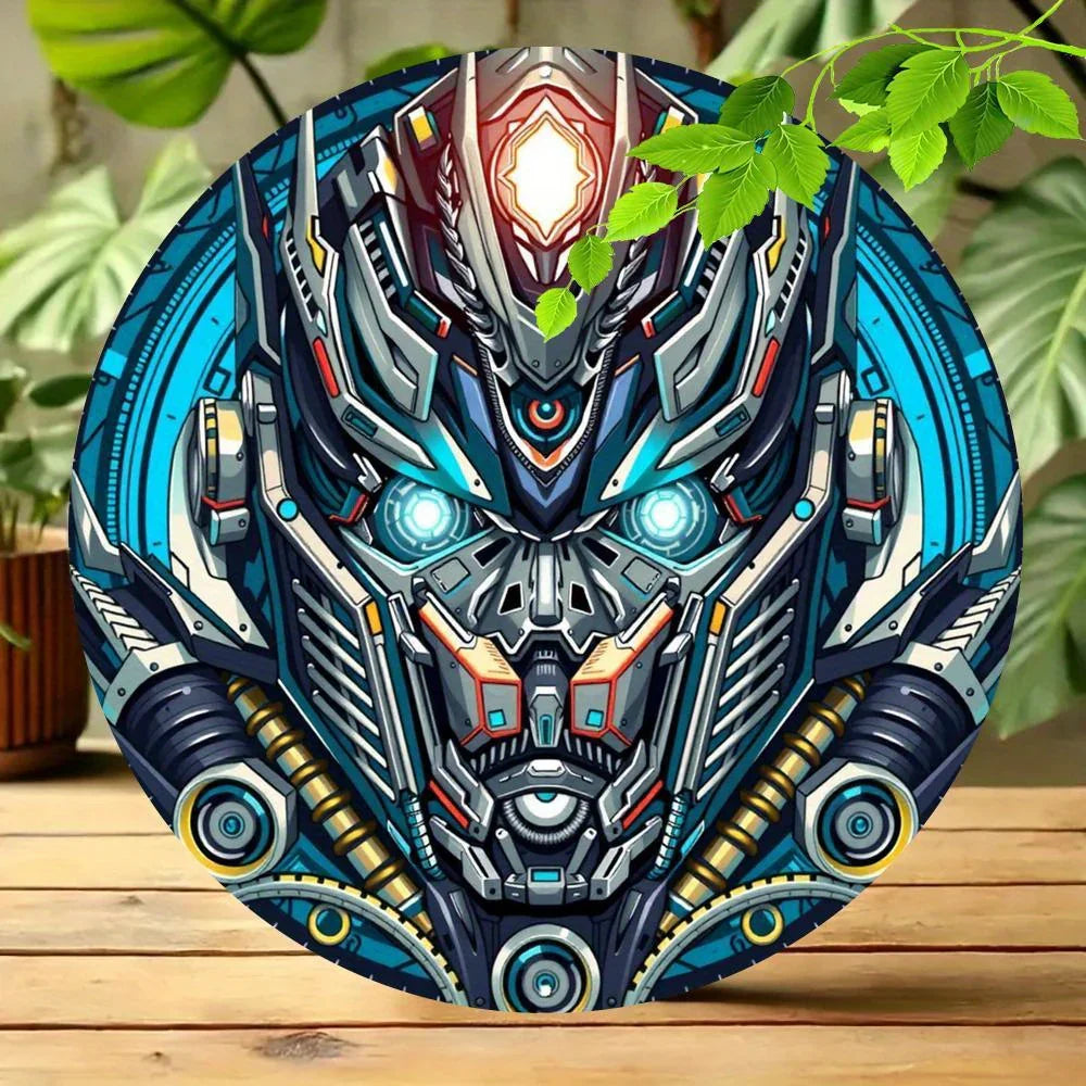 Placa decorativa de Transformers - Azul