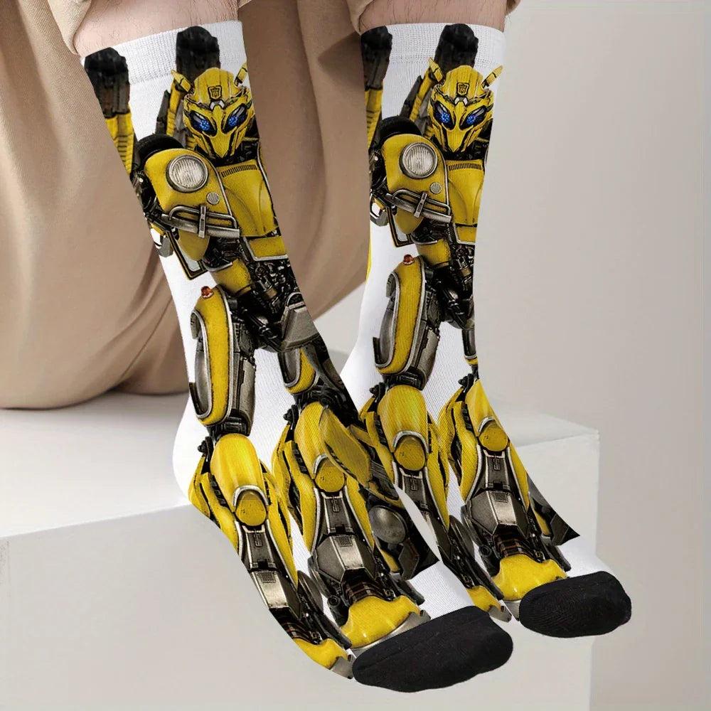 Par de calcetines de Transformers - Bumblebee