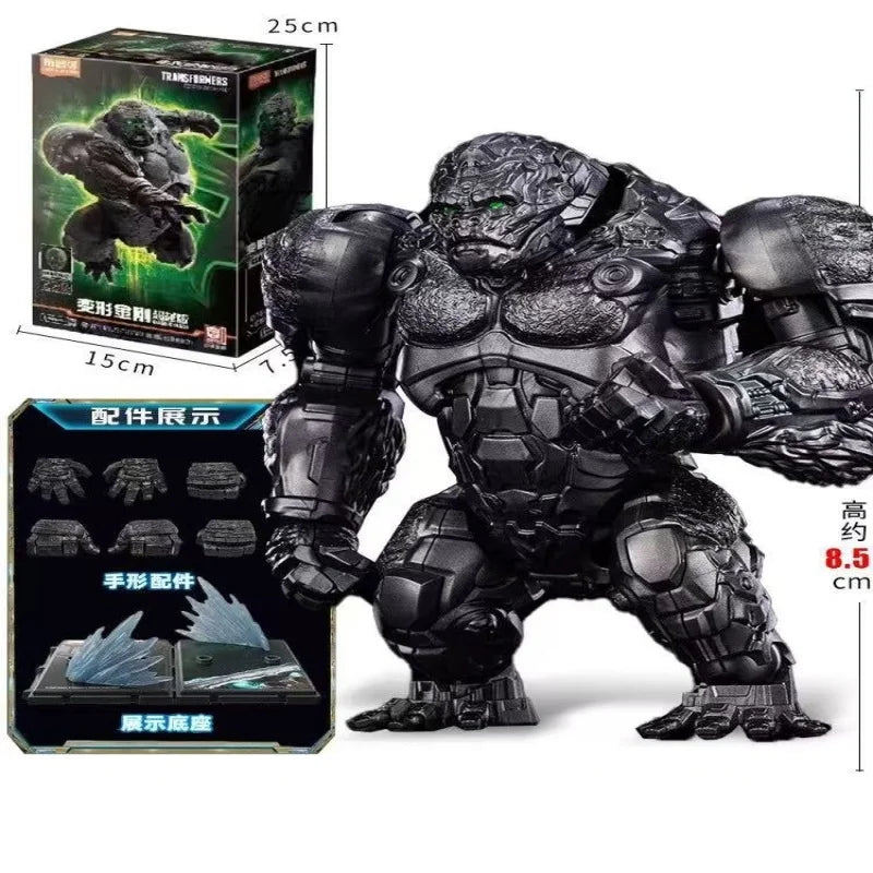 Figura Transformers Optimus Primal Modo Bestia — Gorila Mecánico con Luces Verdes
