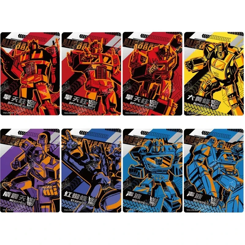 Tarjetas Transformers - Paquete retro especial