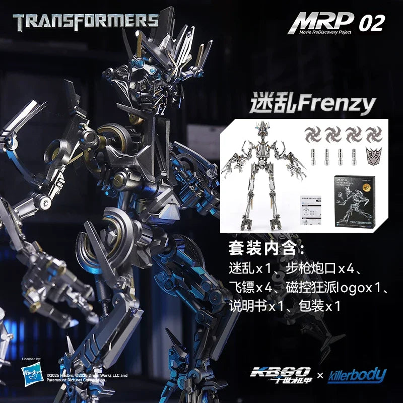 Figura Transformers Frenzy — Killerbody Modelo MRP-02 Articulada
