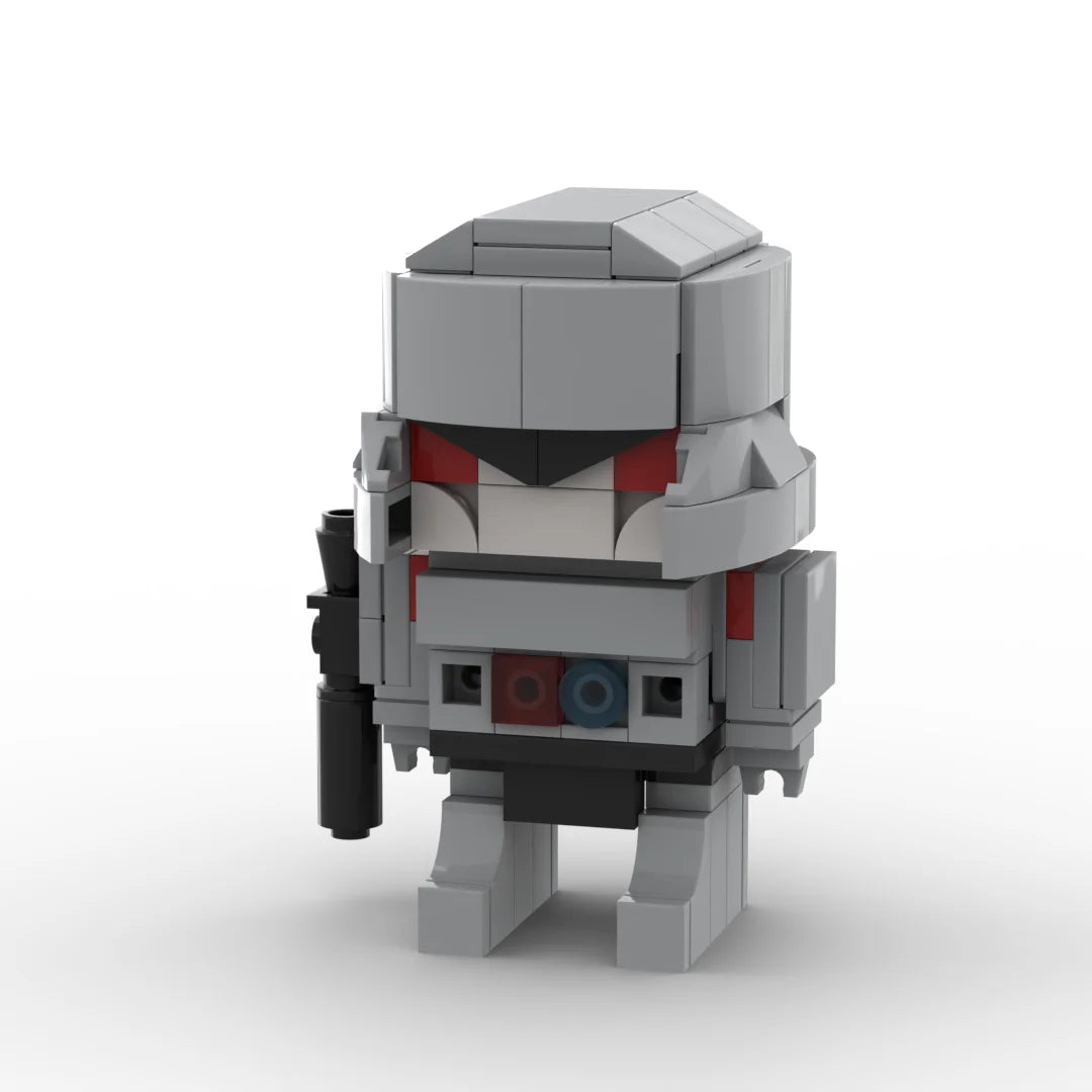 Figura Transformers Megatron 2.0 Chibi — Ladrillo Gris Cañón Integrado en el Brazo