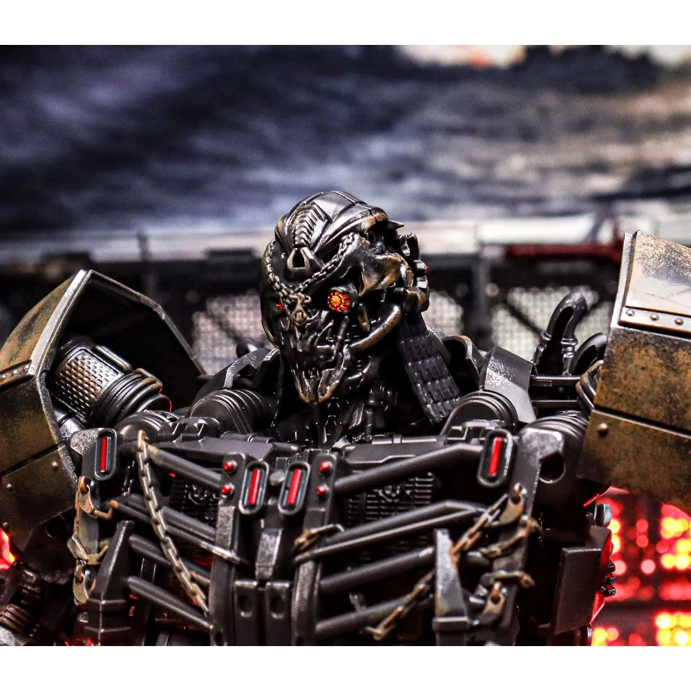 Figura Transformers Scourge a gran escala de 25 cm — Versión envejecida de aleación luminosa