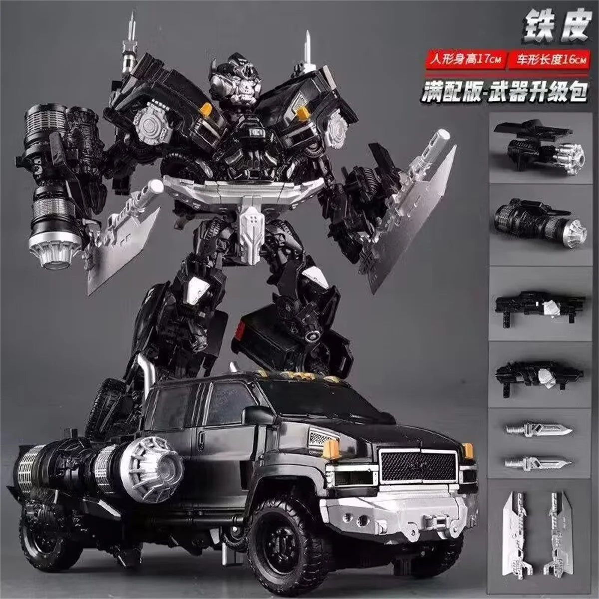 Figura Transformers Ironhide Maestro de Armas — Acabado Plateado Edición Pionero