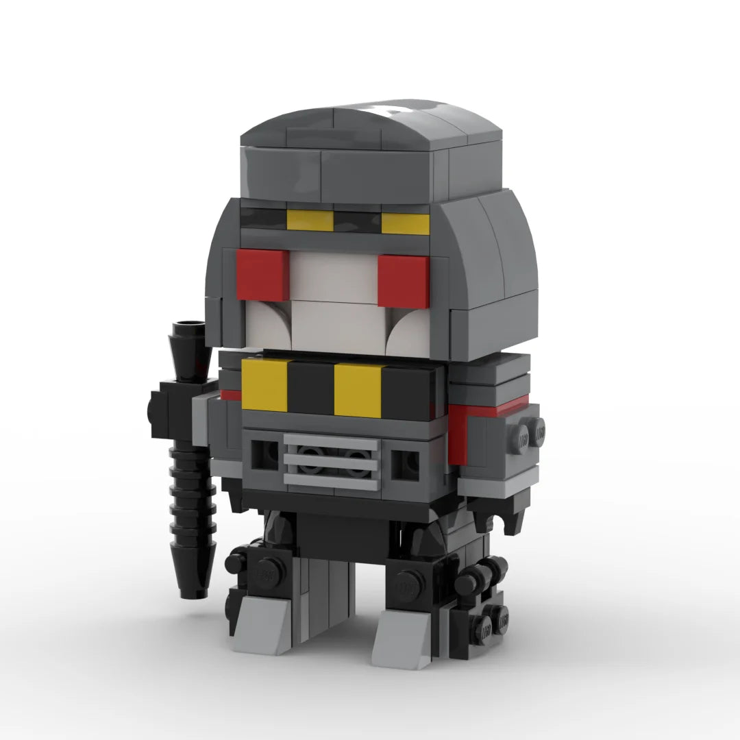 Figura Transformers Megatron Versión Minera IDW — Ladrillo Gris Casco y Taladro
