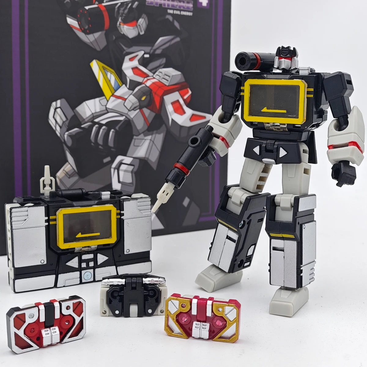 Mini figura Transformers Soundwave de 11 cm — Pocket Collector