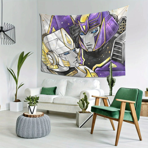 Bandera de Transformers - Megatron y White