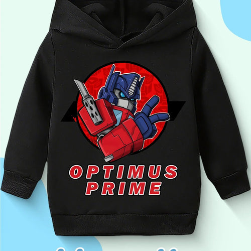 Suéter infantil Transformers - Prime Black Icon