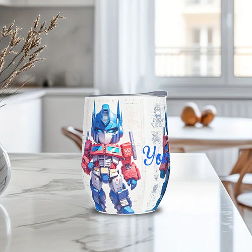 Taza de lata de Transformers - Mini Optimus