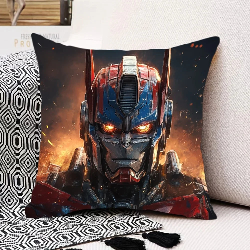 Funda de almohada de Transformers - Prime Face Fire