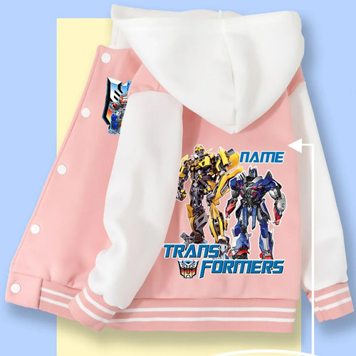Chaqueta Transformers Duo - Rosa y Blanca