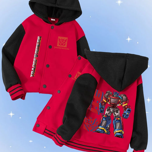 Chaqueta de Transformers con nuevo diseño - Negra y roja