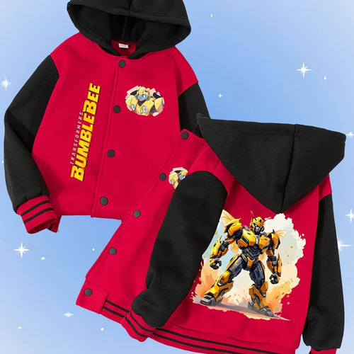 Chaqueta Bumblebee de Transformers - Negra y roja