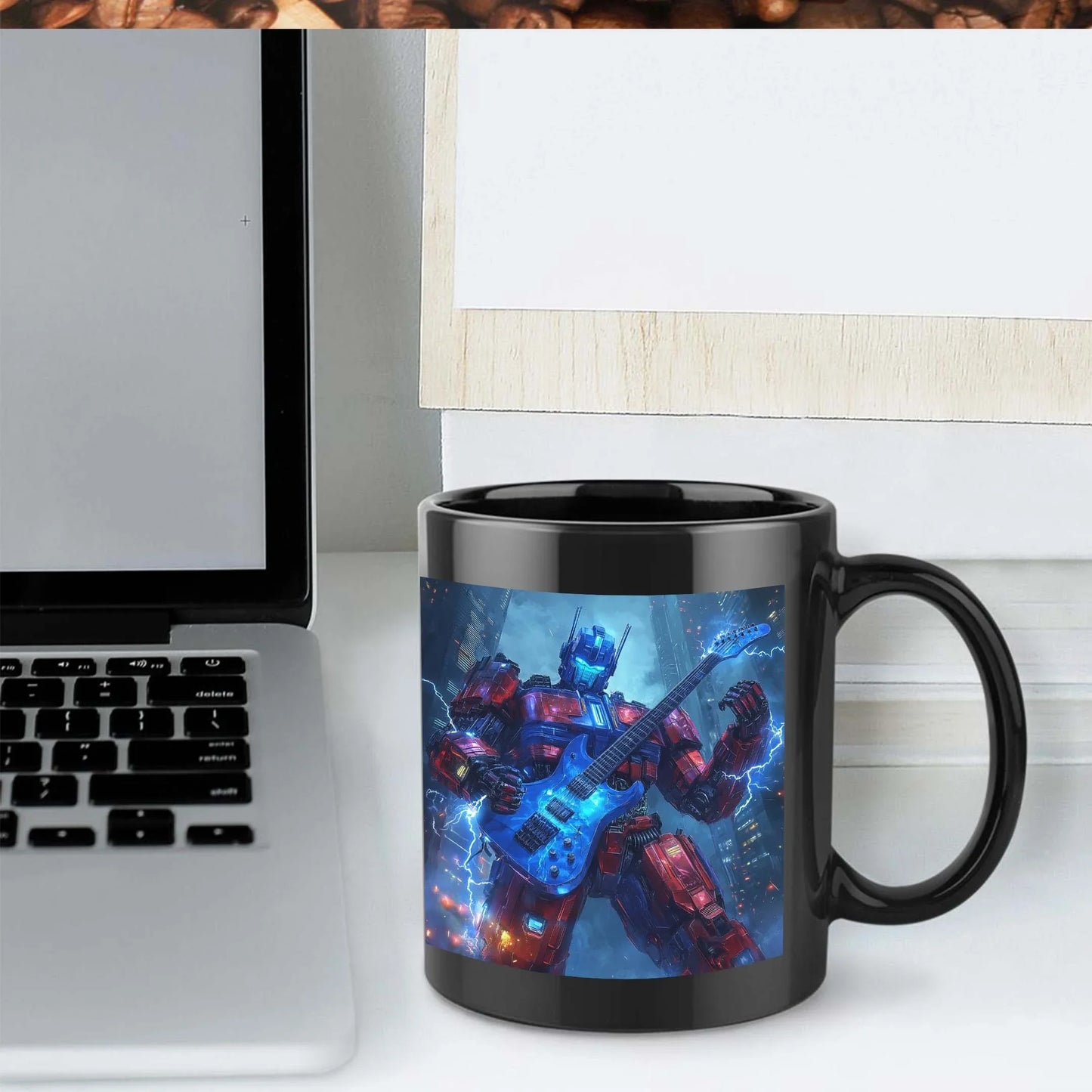 Taza de Transformers - Prime Dark Music