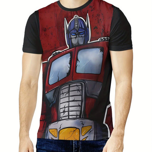 Camiseta retro de Optimus de Transformers