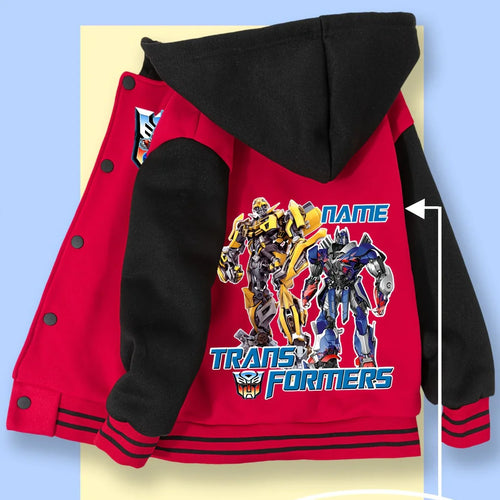 Chaqueta Transformers Duo - Negra y Roja