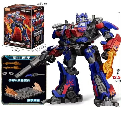 Figura Transformers Optimus Prime Gran Modelo — Caja Premium Números Técnicos