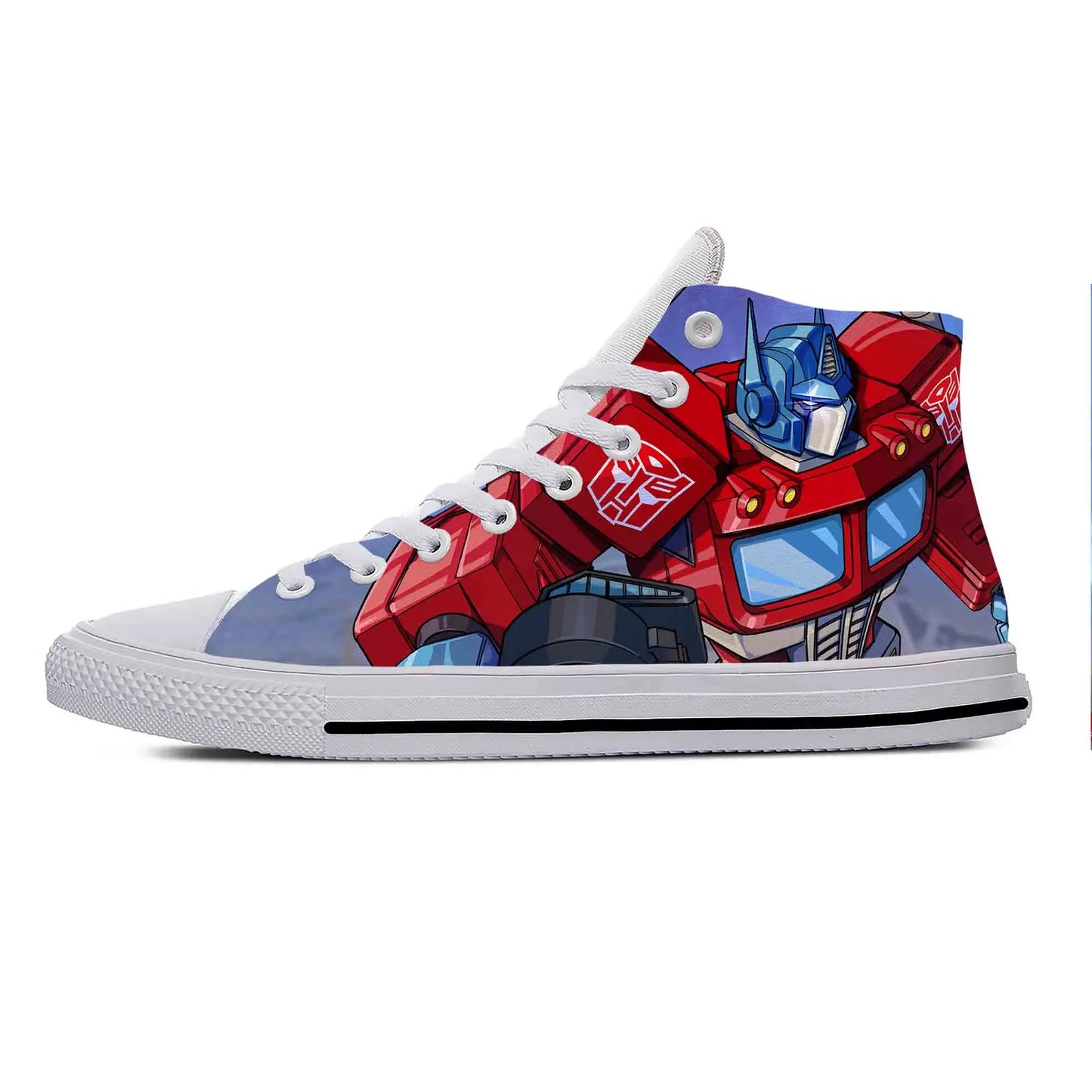 Zapatillas altas Transformers blancas - PrimeRed