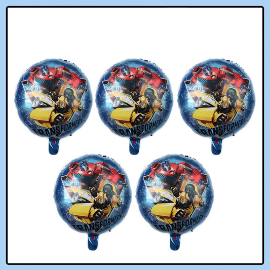 Pack de globos Transformers - Optimus Prime y Bumblebee