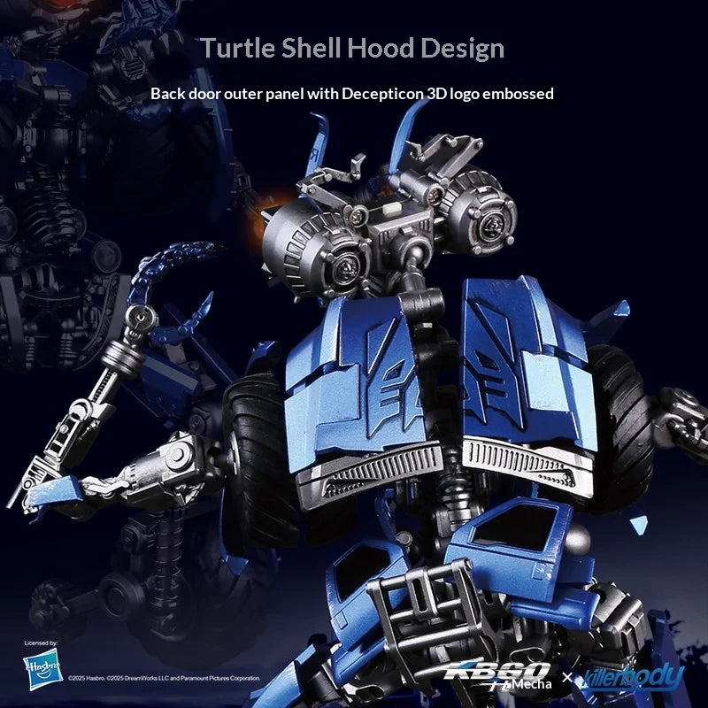 Figura Transformers Criatura Arácnida Cromada — Dark of the Moon Edición Prestigio