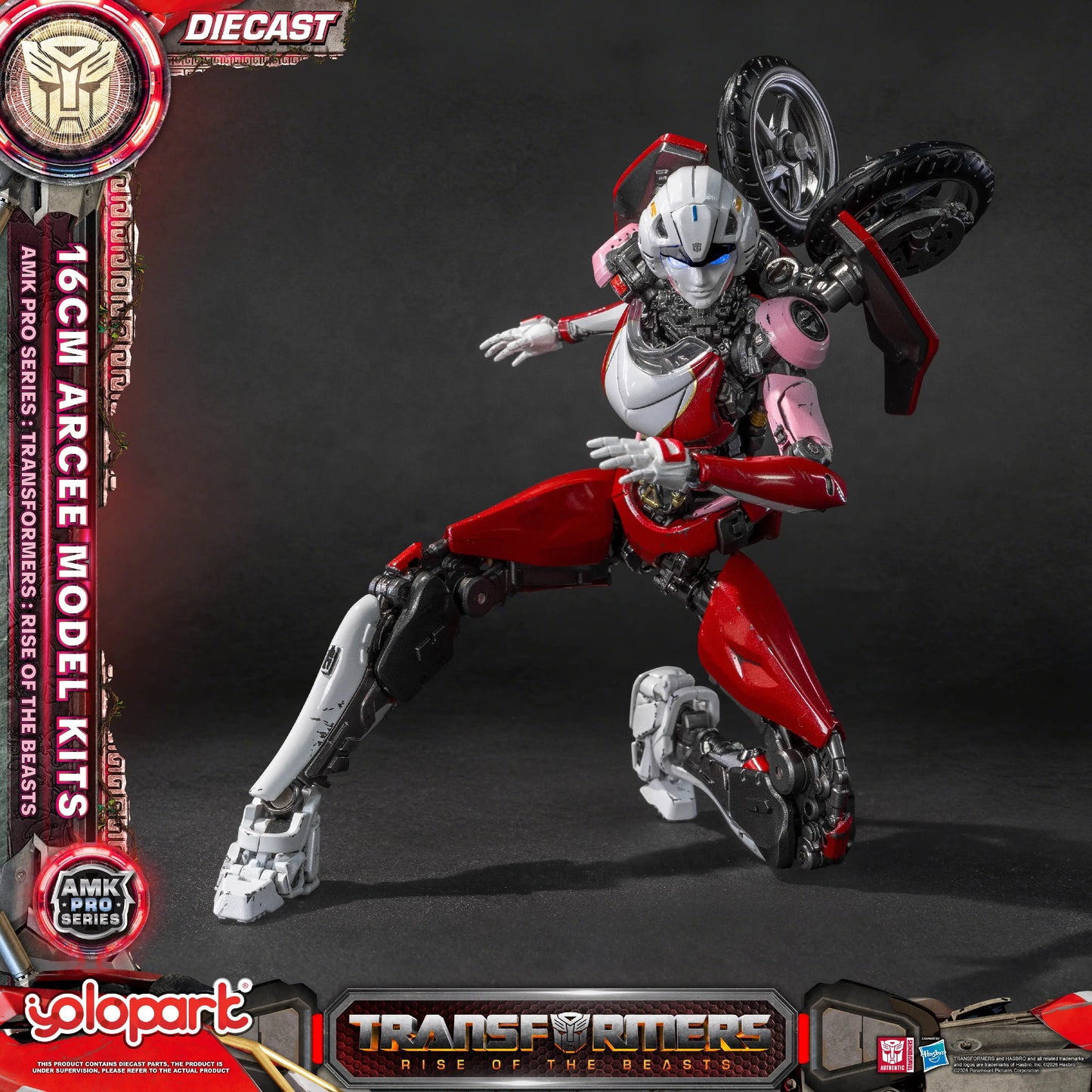 Figurine Transformers Arcee 16cm — Rise of the Beasts AMK Pro Kit