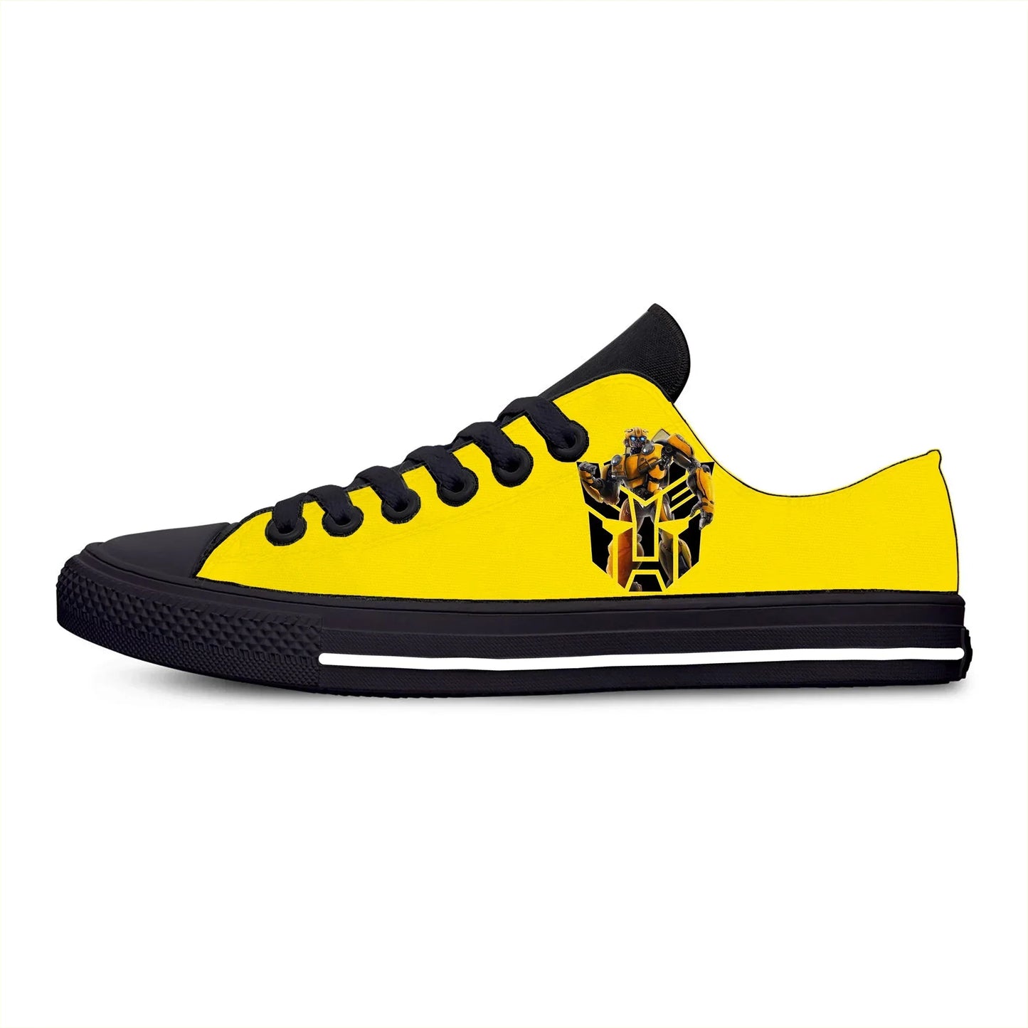 Zapatos unisex para adultos - Logotipo amarillo de los Autobots