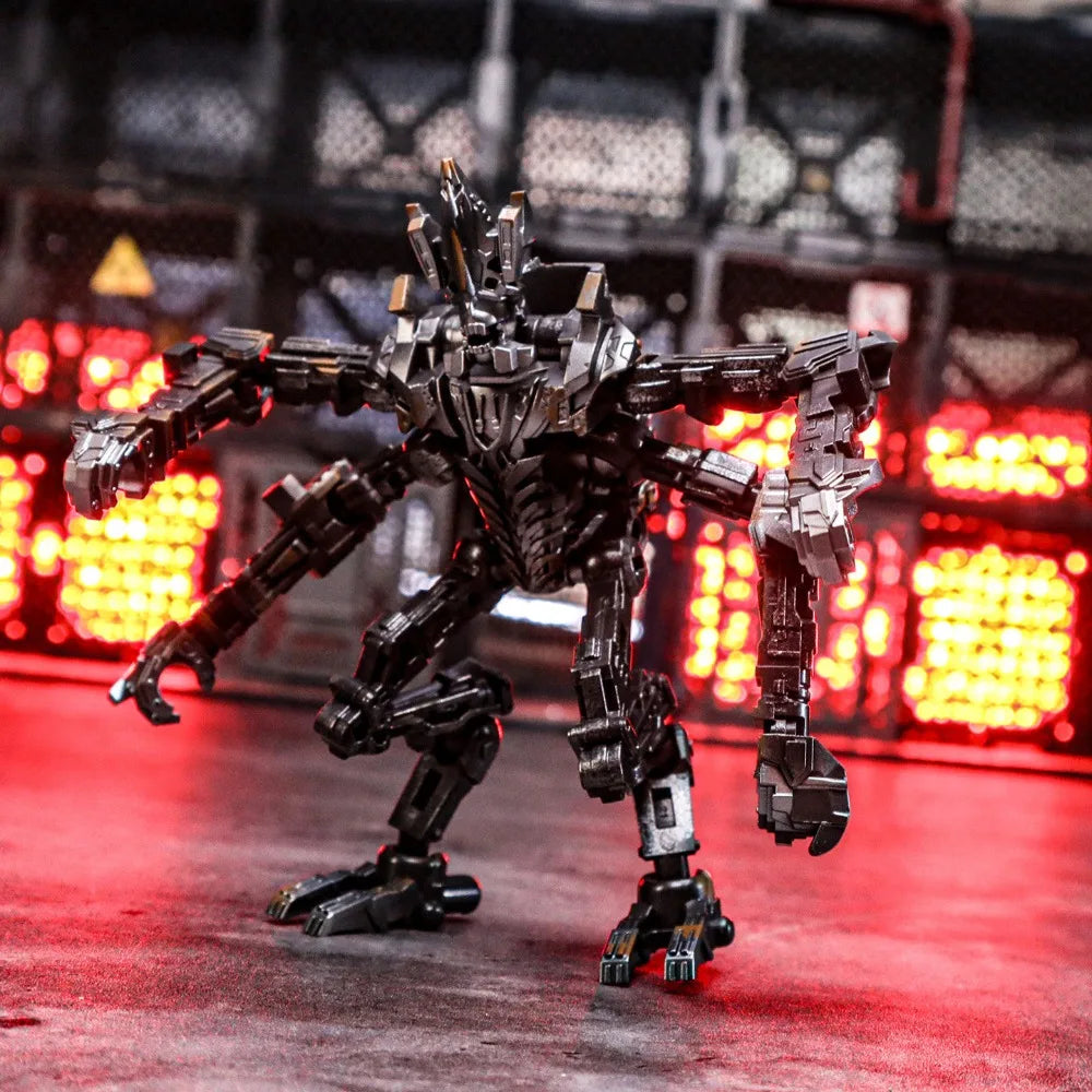 Figura Transformers Scourge a gran escala de 25 cm — Versión envejecida de aleación luminosa