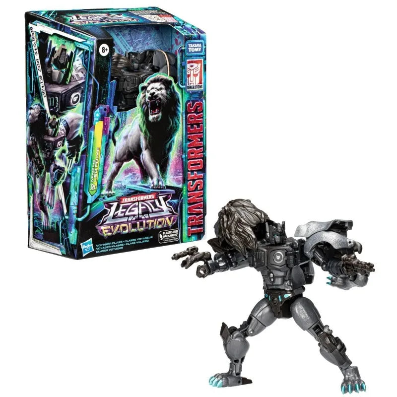 Figura Transformers Leo Prime Nemesis Voyager — Edición Hasbro Maximal Rugiente