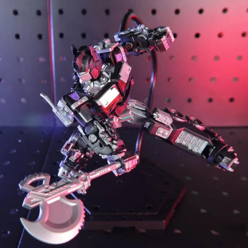 Figura Transformers Nemesis Prime Blokees Beyond — Ensamblaje Movie 7 Silueta Negra
