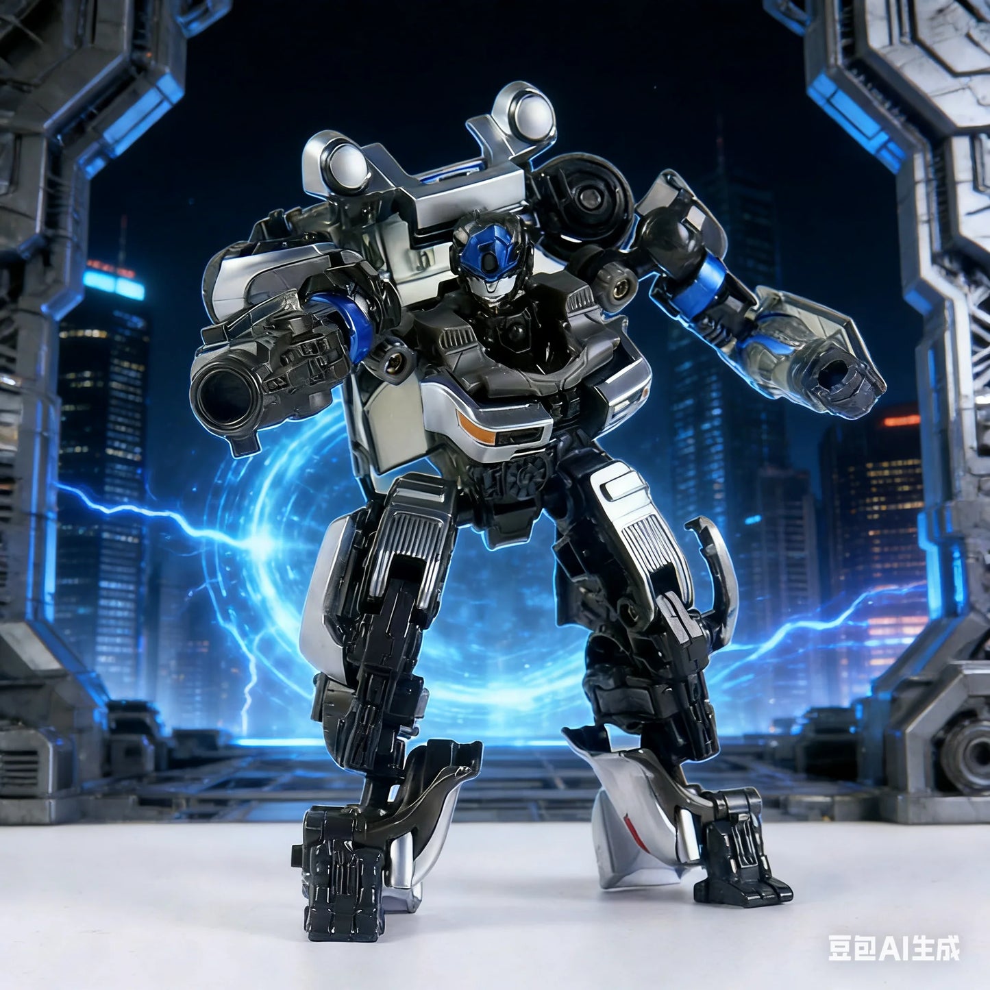 Figura Transformers Mirage Coche Fantasma SS105 — CY-01 Rise of the Beasts Plateada