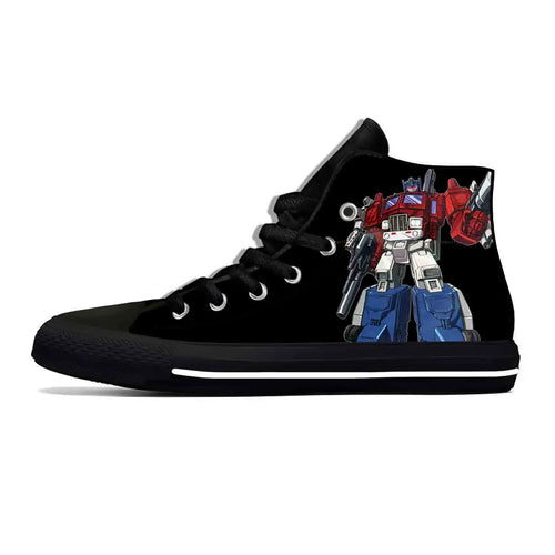 Zapatillas altas negras Transformers - Estilo