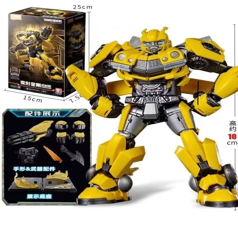 Figura Transformers Bumblebee — Edición Accesorios Completos Base Incluida