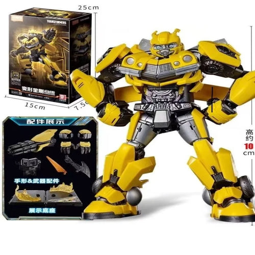 Figura Transformers Bumblebee — Edición Accesorios Completos Base Incluida