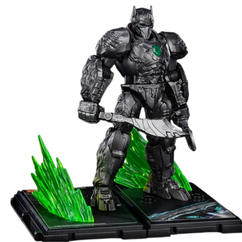 Figura Transformers Optimus Primal Blitzwing Gorila de Guerra — Ladrillo Dorado Postura Imponente