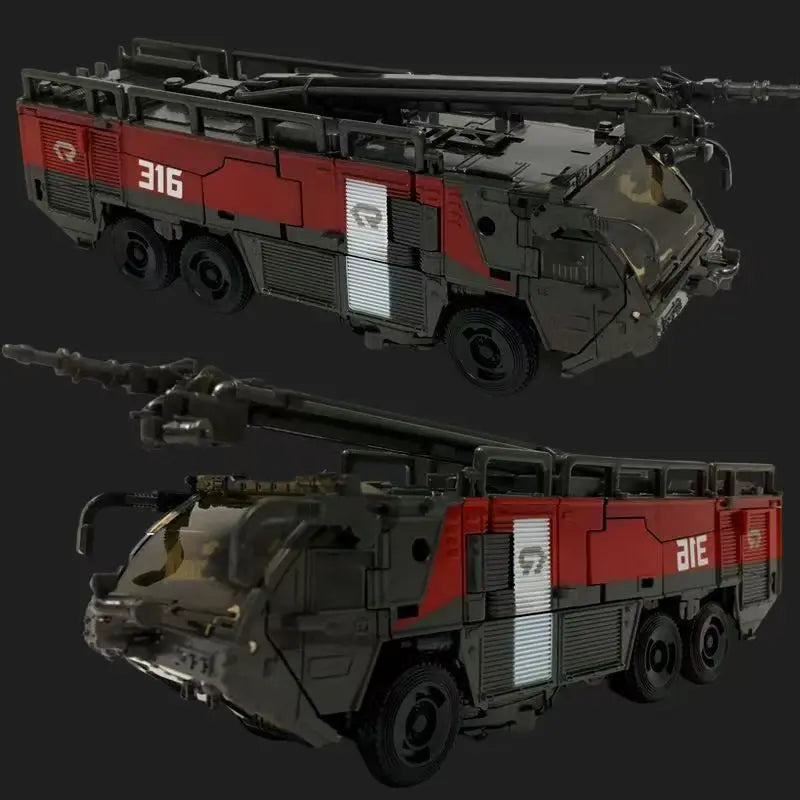 Figura Transformers Sentinel Prime — Camión de Bomberos Transformable