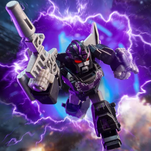 Figura Transformers Rodimus Prime Espejo Blokees — Rayo Púrpura Universo Invertido