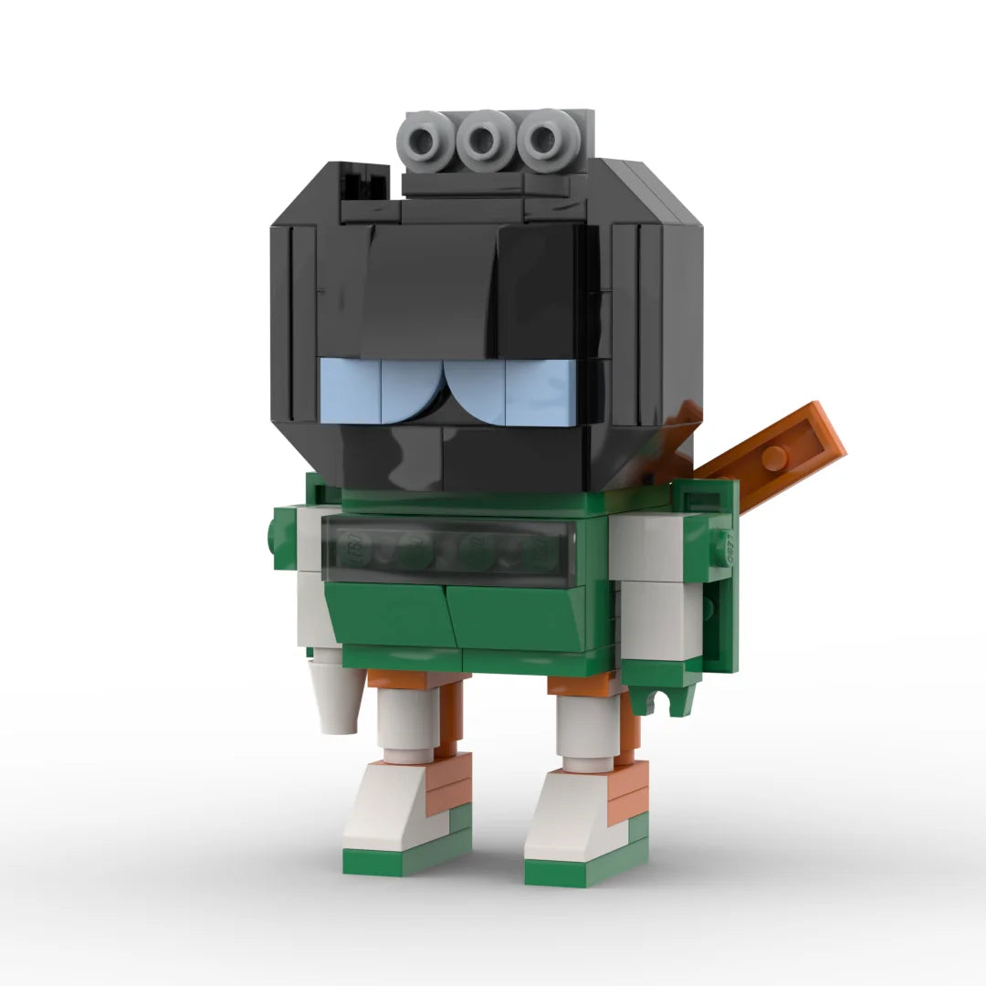 Figura Transformers Hoist — Grúa Ladrillo Verde y Gris Autobot
