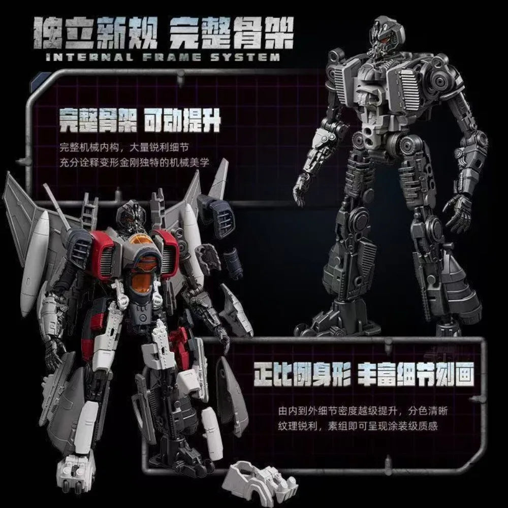 Kit de mejora Transformers Blitzwing SS65 - Accesorios de alas y armas rojo y plateado