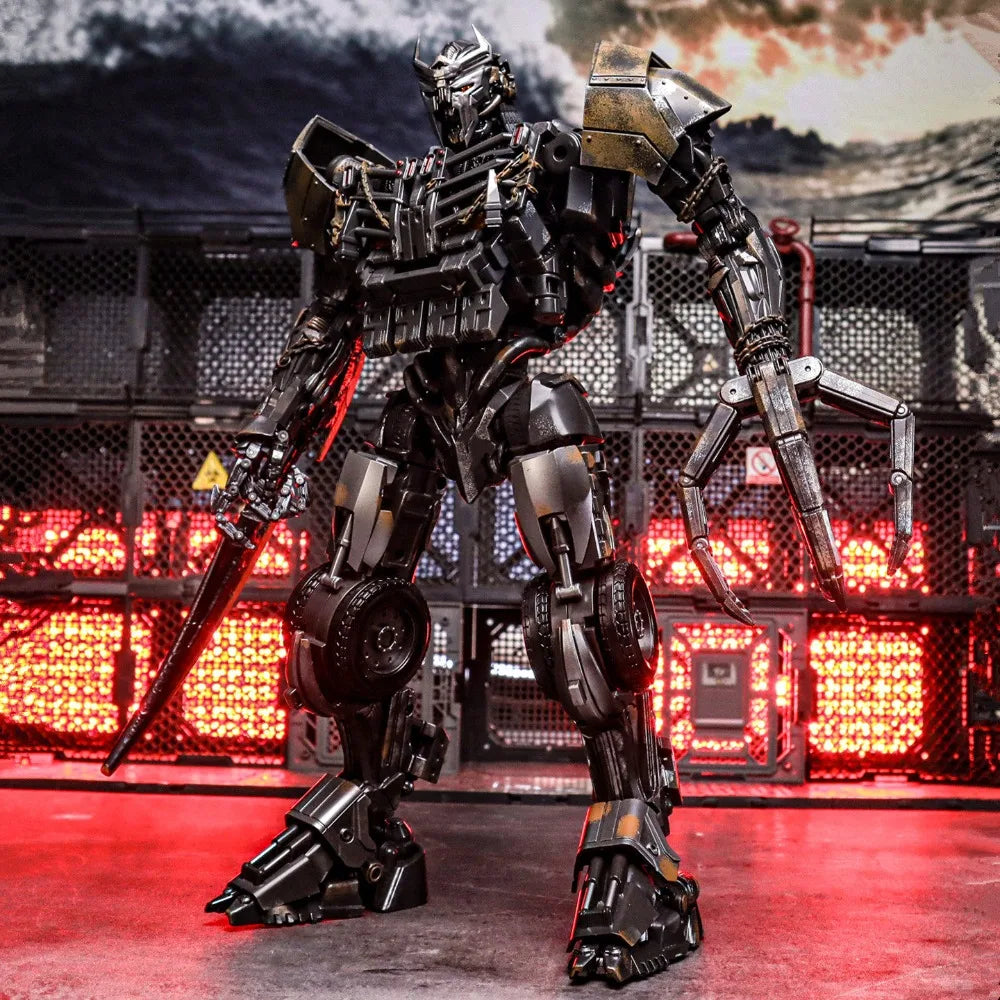 Figura Transformers Scourge a gran escala de 25 cm — Versión envejecida de aleación luminosa