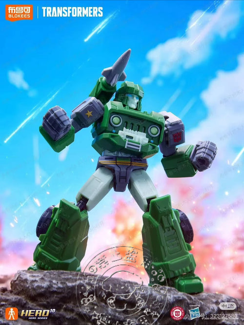 Figura Transformers Hound Verde Militar — Blokees Edición Explorador Autobot