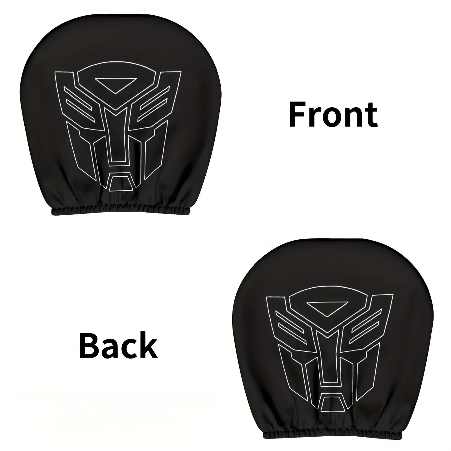 Funda para Reposacabezas Transformers Autobot — Juego de 2 Protectores para Asientos de Coche