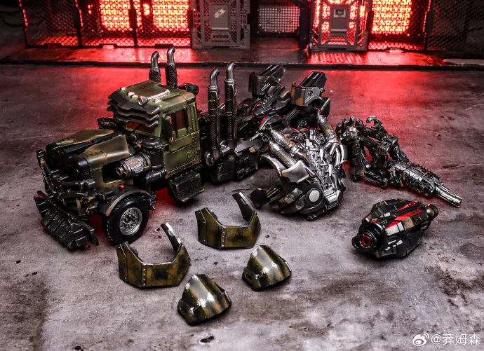 Figura Transformers Scourge Duo Studio Series — Aleación Gris Cadenas de Batalla