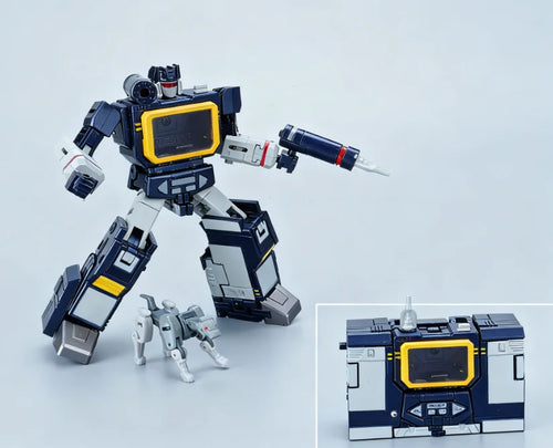 Figura Transformers Soundwave Newage H21 — KO G1 Casete Integrado Tamaño Pequeño