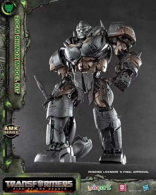Figura Transformers Rhinox — Maqueta de 20 cm AMK Rise of the Beasts