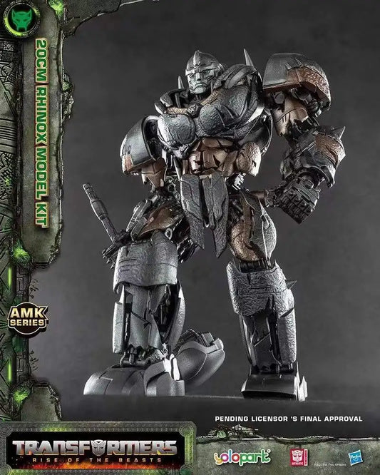 Figura Transformers Rhinox — Maqueta de 20 cm AMK Rise of the Beasts