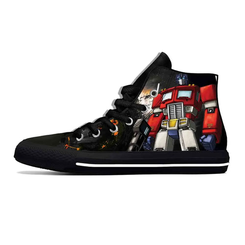 Zapatillas altas negras Transformers - Shape