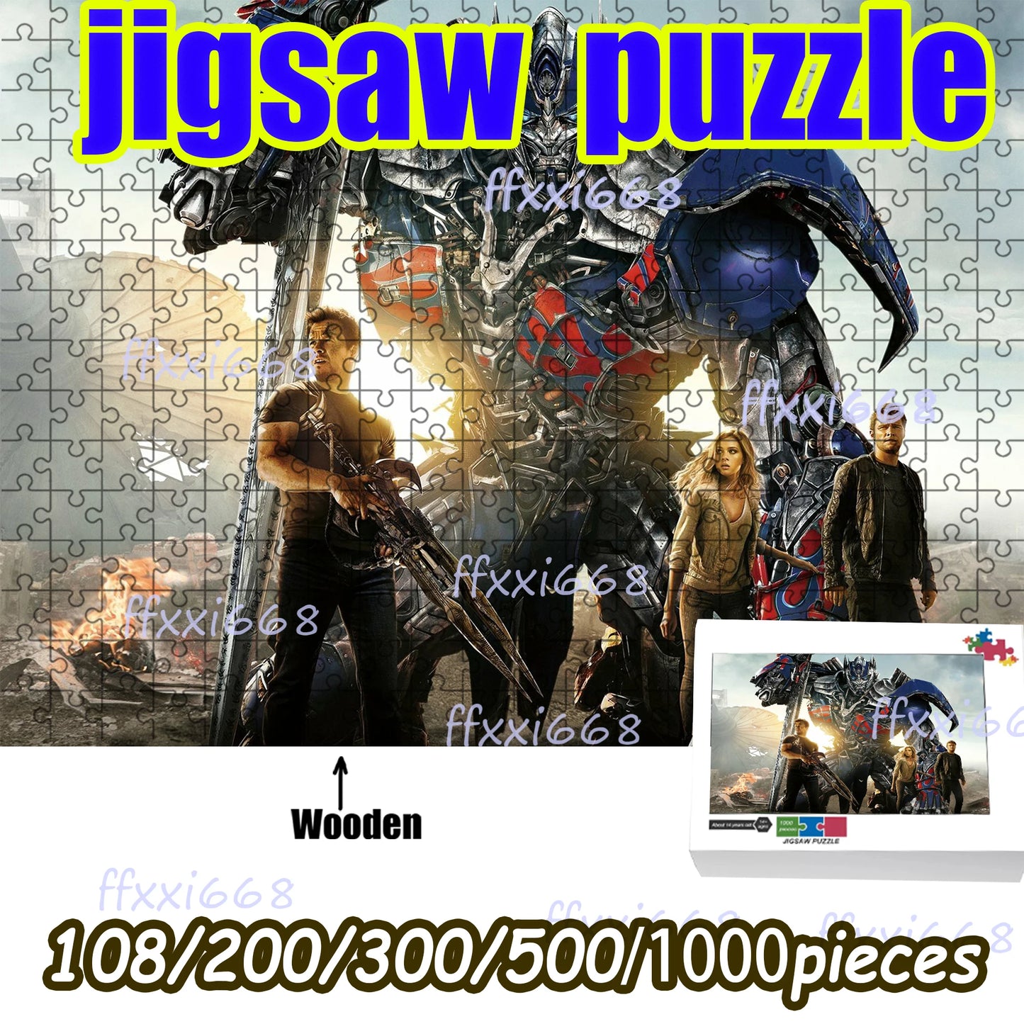 Rompecabezas Transformers Edición Limitada — 1000 Piezas