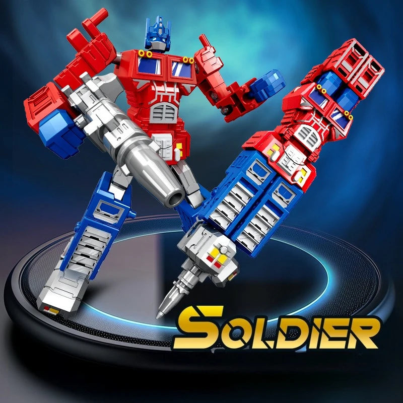 Juguete 2 en 1 Transformers - Bolígrafo Azul