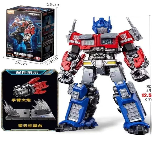 Figura Transformers Optimus Prime — Cañón Desmontable Pequeño Formato Coleccionista